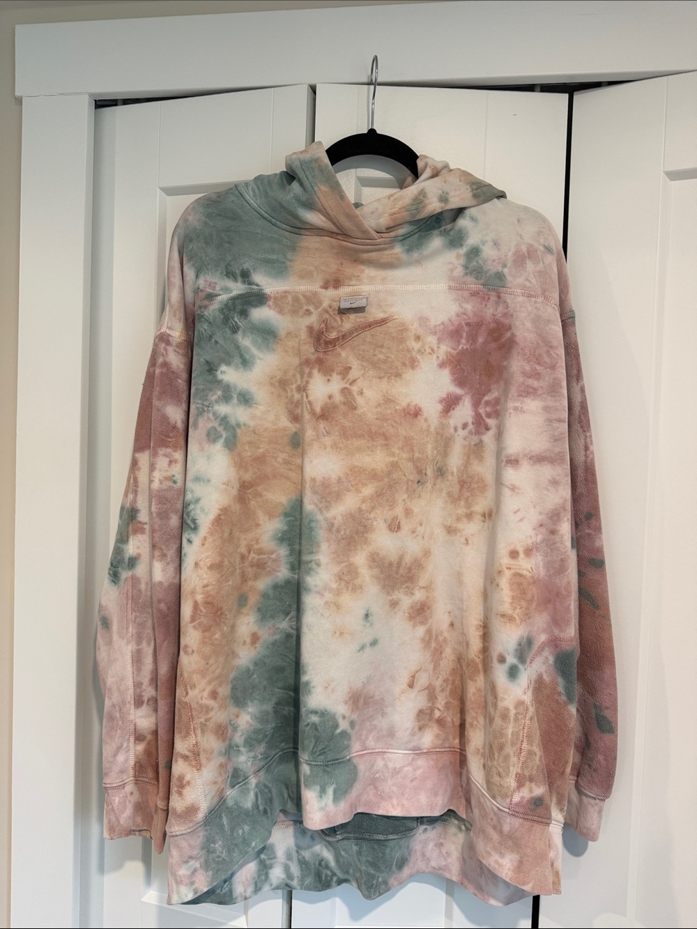 Nike Tie Dye French Terry Hoodie Oversized Unisex